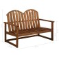 vidaXL Gartenbank 110 cm Massivholz Akazie vidaXL Gartenbank 110 cm Massivholz Akazie