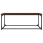 vidaXL Couchtisch Braun Eichen-Optik 102x50x40 cm Holzwerkstoff Eisen vidaXL Couchtisch Braun Eichen-Optik 102x50x40 cm Holzwerkstoff Eisen