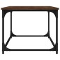 vidaXL Couchtisch Braun Eichen-Optik 102x50x40 cm Holzwerkstoff Eisen vidaXL Couchtisch Braun Eichen-Optik 102x50x40 cm Holzwerkstoff Eisen