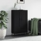 vidaXL Highboard Schwarz 69,5x31x115 cm Holzwerkstoff