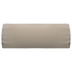 vidaXL Kopfstütze für Liegestuhl Taupe 40 x 7,5 x 15 cm Textilene
