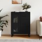 vidaXL Sideboard Schwarz 69,5x34x90 cm Holzwerkstoff vidaXL Sideboard Schwarz 69,5x34x90 cm Holzwerkstoff