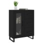 vidaXL Sideboard Schwarz 69,5x34x90 cm Holzwerkstoff vidaXL Sideboard Schwarz 69,5x34x90 cm Holzwerkstoff