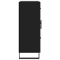 vidaXL Sideboard Schwarz 69,5x34x90 cm Holzwerkstoff vidaXL Sideboard Schwarz 69,5x34x90 cm Holzwerkstoff