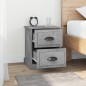 vidaXL Nachttische 2 Stk. Betongrau 39x39x47,5 cm Holzwerkstoff vidaXL Nachttische 2 Stk. Betongrau 39x39x47,5 cm Holzwerkstoff