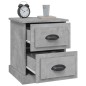 vidaXL Nachttische 2 Stk. Betongrau 39x39x47,5 cm Holzwerkstoff vidaXL Nachttische 2 Stk. Betongrau 39x39x47,5 cm Holzwerkstoff