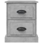 vidaXL Nachttische 2 Stk. Betongrau 39x39x47,5 cm Holzwerkstoff vidaXL Nachttische 2 Stk. Betongrau 39x39x47,5 cm Holzwerkstoff