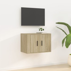 vidaXL TV-Wandschrank Sonoma-Eiche 57x34,5x40 cm