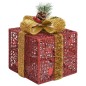 vidaXL Geschenkboxen Deko-Set 3 Stk. Rot Outdoor Indoor vidaXL Geschenkboxen Deko-Set 3 Stk. Rot Outdoor Indoor