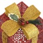 vidaXL Geschenkboxen Deko-Set 3 Stk. Rot Outdoor Indoor vidaXL Geschenkboxen Deko-Set 3 Stk. Rot Outdoor Indoor