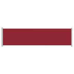 vidaXL Seitenmarkise Ausziehbar 160x600 cm Rot