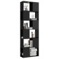 vidaXL Bücherregal Raumteiler Hochglanz-Schwarz 60x24x186 cm vidaXL Bücherregal Raumteiler Hochglanz-Schwarz 60x24x186 cm