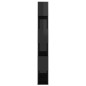 vidaXL Bücherregal Raumteiler Hochglanz-Schwarz 60x24x186 cm vidaXL Bücherregal Raumteiler Hochglanz-Schwarz 60x24x186 cm