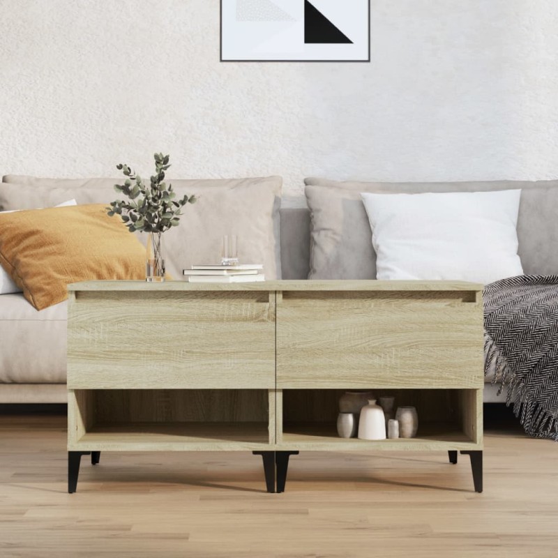 vidaXL Beistelltische 2 Stk. Sonoma-Eiche 50x46x50 cm Holzwerkstoff vidaXL Beistelltische 2 Stk. Sonoma-Eiche 50x46x50 cm Holzwerkstoff