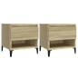 vidaXL Beistelltische 2 Stk. Sonoma-Eiche 50x46x50 cm Holzwerkstoff vidaXL Beistelltische 2 Stk. Sonoma-Eiche 50x46x50 cm Holzwerkstoff