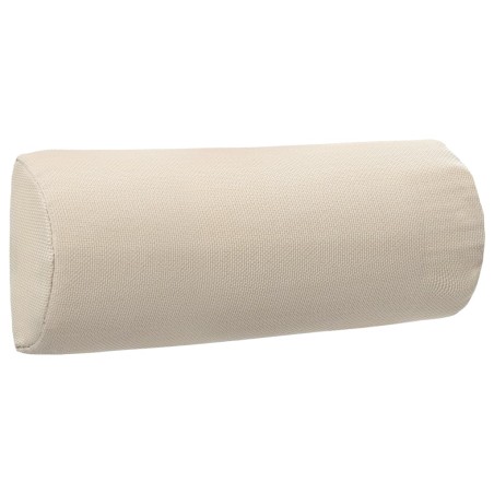 Kopfstütze für Liegestuhl Cremeweiß 40 x 7,5 x 15 cm Textilene