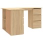 vidaXL Eckschreibtisch Sonoma-Eiche 145x100x76 cm Holzwerkstoff vidaXL Eckschreibtisch Sonoma-Eiche 145x100x76 cm Holzwerkstoff