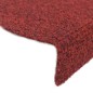 vidaXL 15 Stk. Selbstklebende Treppenmatten Nadelvlies 56x17x3cm Rot vidaXL 15 Stk. Selbstklebende Treppenmatten Nadelvlies 56x17x3cm Rot