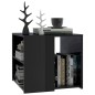 vidaXL Beistelltisch Hochglanz-Schwarz 50x50x45 cm Holzwerkstoff vidaXL Beistelltisch Hochglanz-Schwarz 50x50x45 cm Holzwerkstoff