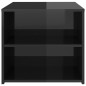 vidaXL Beistelltisch Hochglanz-Schwarz 50x50x45 cm Holzwerkstoff vidaXL Beistelltisch Hochglanz-Schwarz 50x50x45 cm Holzwerkstoff