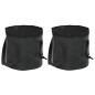vidaXL Falteimer 2 Stk. Schwarz 30 L PVC vidaXL Falteimer 2 Stk. Schwarz 30 L PVC