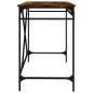 vidaXL Schreibtisch Räuchereiche 100x50x75 cm Holzwerkstoff und Eisen vidaXL Schreibtisch Räuchereiche 100x50x75 cm Holzwerkstoff und Eisen