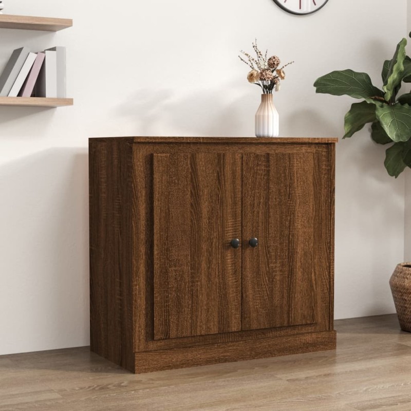vidaXL Sideboard Braun Eichen-Optik 70x35,5x67,5 cm Holzwerkstoff vidaXL Sideboard Braun Eichen-Optik 70x35,5x67,5 cm Holzwerkstoff