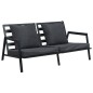 vidaXL 5-tlg. Garten-Lounge-Set mit Auflagen Aluminium Dunkelgrau vidaXL 5-tlg. Garten-Lounge-Set mit Auflagen Aluminium Dunkelgrau