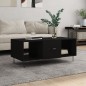 vidaXL Couchtisch Schwarz 102x50x40 cm Holzwerkstoff vidaXL Couchtisch Schwarz 102x50x40 cm Holzwerkstoff