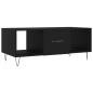 vidaXL Couchtisch Schwarz 102x50x40 cm Holzwerkstoff vidaXL Couchtisch Schwarz 102x50x40 cm Holzwerkstoff