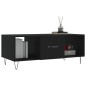 vidaXL Couchtisch Schwarz 102x50x40 cm Holzwerkstoff vidaXL Couchtisch Schwarz 102x50x40 cm Holzwerkstoff