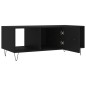 vidaXL Couchtisch Schwarz 102x50x40 cm Holzwerkstoff vidaXL Couchtisch Schwarz 102x50x40 cm Holzwerkstoff