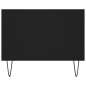 vidaXL Couchtisch Schwarz 102x50x40 cm Holzwerkstoff vidaXL Couchtisch Schwarz 102x50x40 cm Holzwerkstoff