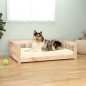 vidaXL Hundebett 95,5x65,5x28 cm Massivholz Kiefer vidaXL Hundebett 95,5x65,5x28 cm Massivholz Kiefer
