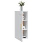 vidaXL Wandschrank Weiß 35x34x90 cm Holzwerkstoff vidaXL Wandschrank Weiß 35x34x90 cm Holzwerkstoff