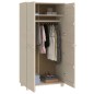 vidaXL Kleiderschrank HAMAR Honigbraun 89x50x180 cm Massivholz Kiefer vidaXL Kleiderschrank HAMAR Honigbraun 89x50x180 cm Massivholz Kiefer