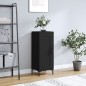 vidaXL Sideboard Schwarz 34,5x34x90 cm Holzwerkstoff vidaXL Sideboard Schwarz 34,5x34x90 cm Holzwerkstoff