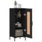 vidaXL Sideboard Schwarz 34,5x34x90 cm Holzwerkstoff vidaXL Sideboard Schwarz 34,5x34x90 cm Holzwerkstoff
