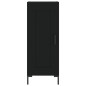 vidaXL Sideboard Schwarz 34,5x34x90 cm Holzwerkstoff vidaXL Sideboard Schwarz 34,5x34x90 cm Holzwerkstoff
