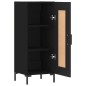 vidaXL Sideboard Schwarz 34,5x34x90 cm Holzwerkstoff vidaXL Sideboard Schwarz 34,5x34x90 cm Holzwerkstoff