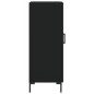 vidaXL Sideboard Schwarz 34,5x34x90 cm Holzwerkstoff vidaXL Sideboard Schwarz 34,5x34x90 cm Holzwerkstoff