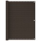 vidaXL Balkon-Sichtschutz Braun 120x500 cm HDPE vidaXL Balkon-Sichtschutz Braun 120x500 cm HDPE