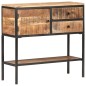 vidaXL Sideboard 85x30x80 cm Raues Mangoholz vidaXL Sideboard 85x30x80 cm Raues Mangoholz