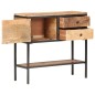 vidaXL Sideboard 85x30x80 cm Raues Mangoholz vidaXL Sideboard 85x30x80 cm Raues Mangoholz