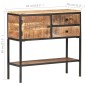 vidaXL Sideboard 85x30x80 cm Raues Mangoholz vidaXL Sideboard 85x30x80 cm Raues Mangoholz