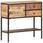 vidaXL Sideboard 85x30x80 cm Raues Mangoholz vidaXL Sideboard 85x30x80 cm Raues Mangoholz