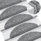 vidaXL Treppenmatten 15 Stk. Grau 65x21x4 cm vidaXL Treppenmatten 15 Stk. Grau 65x21x4 cm