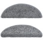 vidaXL Treppenmatten 15 Stk. Grau 65x21x4 cm vidaXL Treppenmatten 15 Stk. Grau 65x21x4 cm