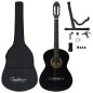 vidaXL 12-tlg. Klassikgitarren-Set für Anfänger Schwarz 4/4 39" vidaXL 12-tlg. Klassikgitarren-Set für Anfänger Schwarz 4/4 39"