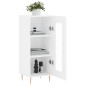 vidaXL Sideboard Weiß 34,5x34x90 cm Holzwerkstoff vidaXL Sideboard Weiß 34,5x34x90 cm Holzwerkstoff